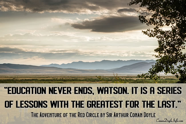 The Adventure of the Red Circle Quotes by Sir Arthur Conan Doyle